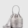 Aquatalia Bari Bucket Platinum Discount