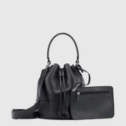 Aquatalia Bari Bucket Black Best