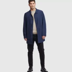 Aquatalia Merano Dark Navy/Tan Sale