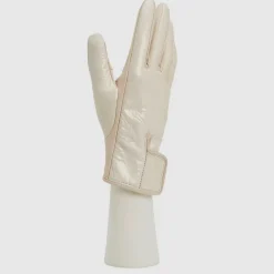 Aquatalia Patent Leather Glove Taupe