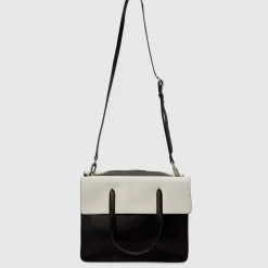 Aquatalia Petra Tote Black/Off White Clearance