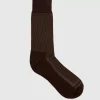 Aquatalia Pindot Knit Blend Men's Sock Brown/Khaki Online