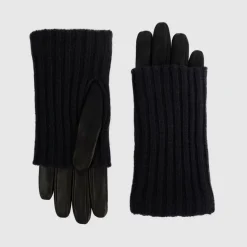 Aquatalia Sweater Cuff Glove Black Discount