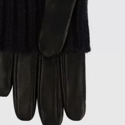 Aquatalia Sweater Cuff Glove Black Discount